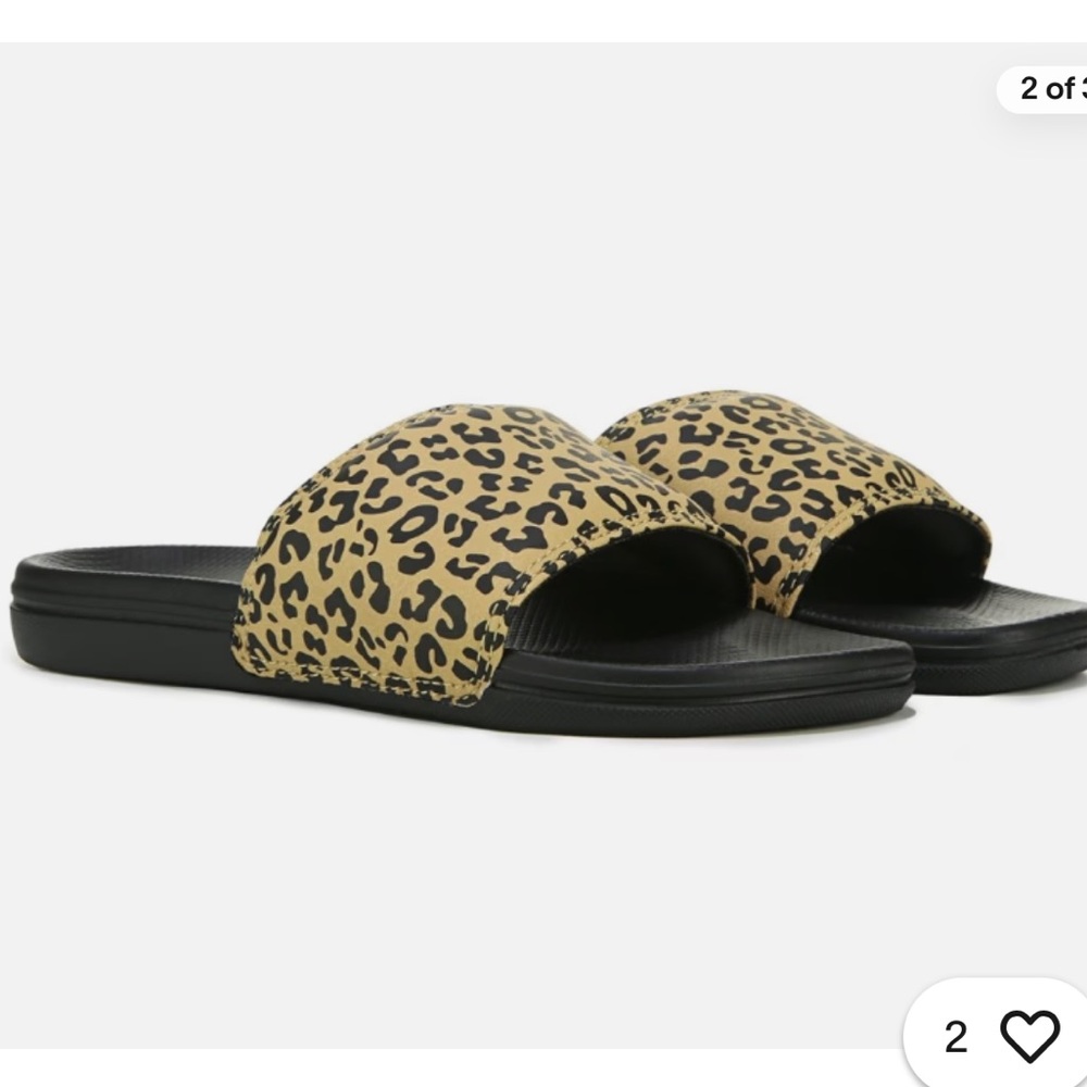 Leopard Vans slides